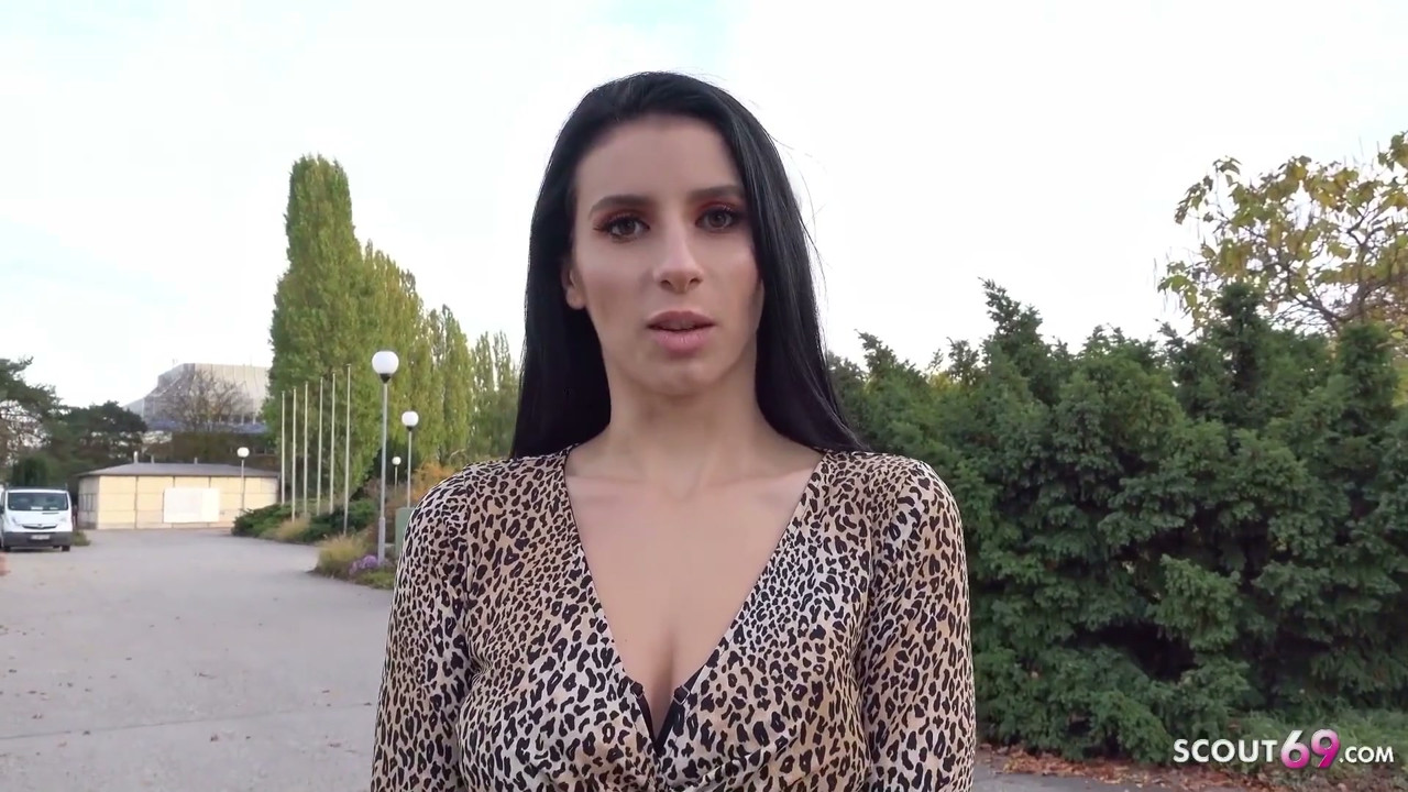 German Scout - Cute teen Nelly talk to fuck at real festival pickup in Berlin