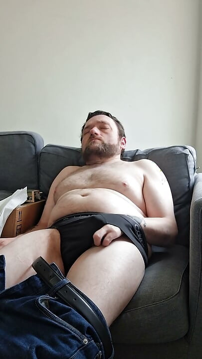 Intense cum from chubby cub guy