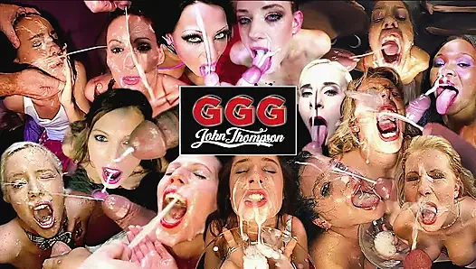 Blonde Babe Sucks Massive Cocks in Wild Threesome Orgy