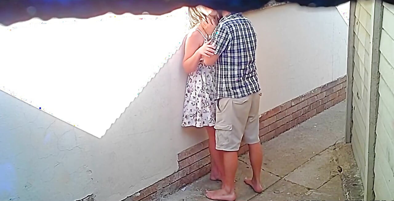 Camera Caught Couple Fucking Outside Public Restaurant