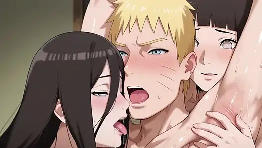 Hinata,Hanabi,and Naruto (FFM)