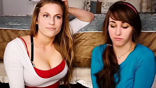 Правда или вызов сводного сводного сестренки с Xev Bellringer