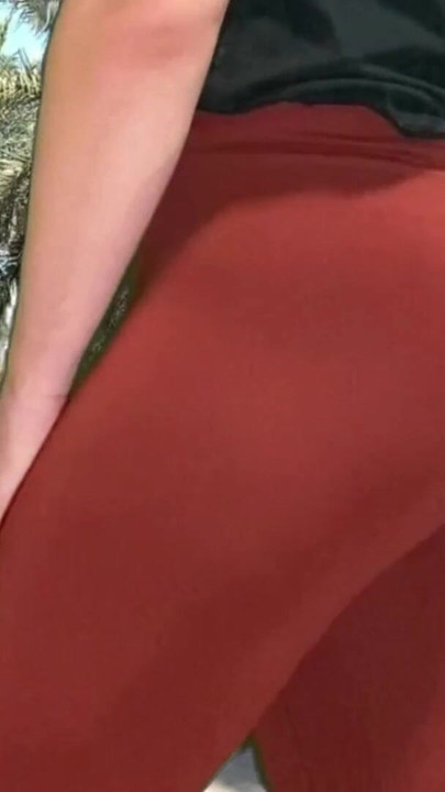 Must-share moment from "Big ass big dick shemale flashing in public in tight see through pants"