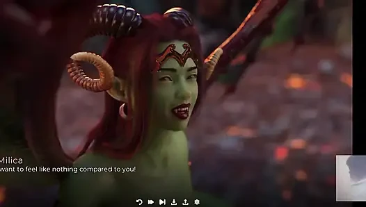 I Hard Fuck a Demon Succubus! I Deepthroat Her and Cum in Her Ass.