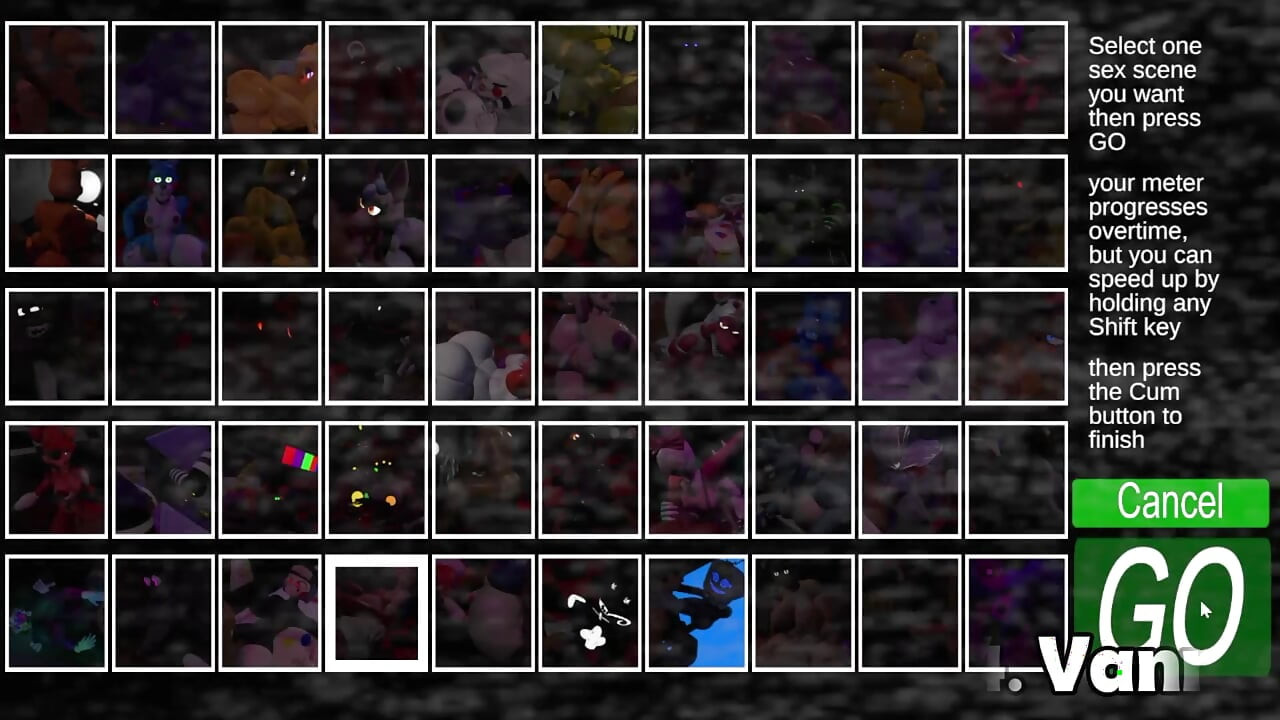 Erotic Custom Night - todas las escenas de sexo