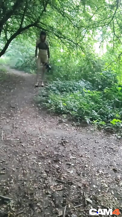 A Slut in a Grove in Search of SperMe. Public Exhibition of French Transvestite, VaneSsaBiTCHx PariSChienneTrvprod91