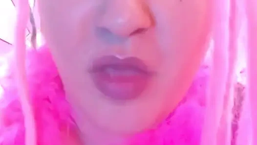 Try to cum on my tongue try to time it and hit my tongue with your cummies