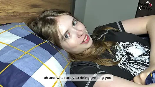 Alt Girl Friend Quietly Hid in Closet Until Stepmom Went to Bed - Then I Fucked Her Good