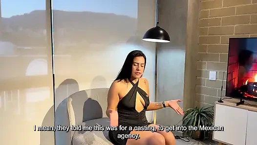 This Is a Very Wet Interview! Hot MILF with a Big Ass Gets Fucked Hard - Kylei Ellish