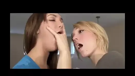Tongue Suck Holly and Lily