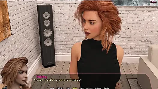 Haley Story #5 - Johannes tried to play with Haley's pussy