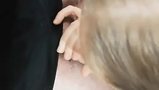 First blowjob without blurring the face