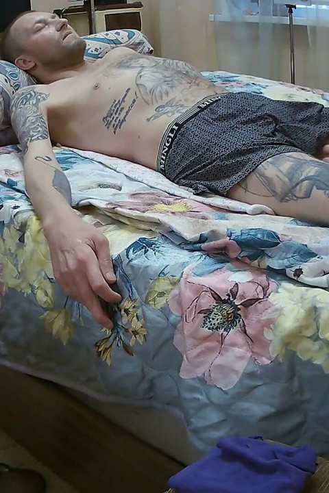 Stepmom Sucks Stepson's Dick and Watches Him Cum