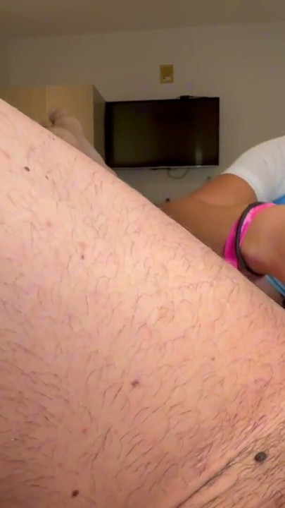 Busty Latina with a big ass fucked in bed after the game - POV | Clip 2