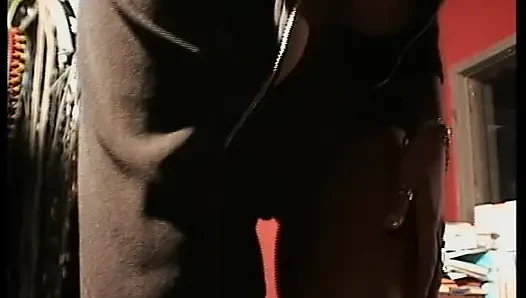 Hot German MILF sucks small dick and fucks herself with dildo