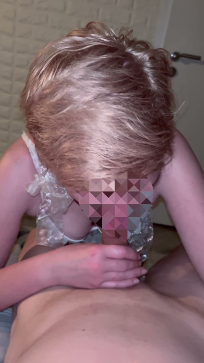 Wife gives her Husband POV Blowjob | Clip 1