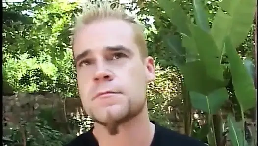 Anal, dewasa, blowjob, brunette, mani muncrat wajah, payudara alami, di luar ruangan, payudara kecil