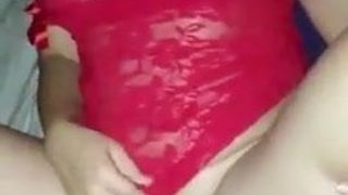 Esposa asiática fode para vários orgasmos esguichando