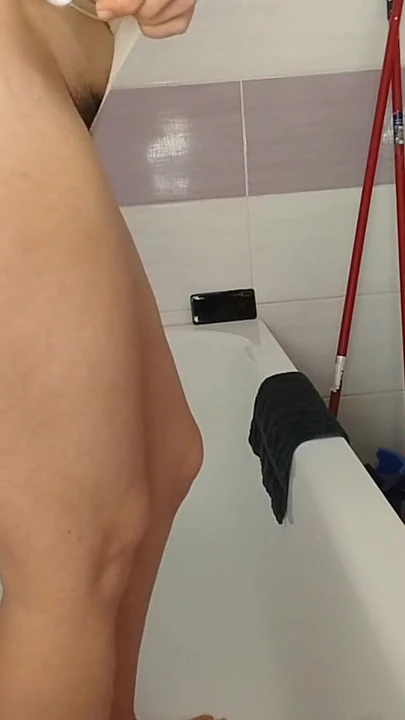 Memorable moment from "Sexy amateur wife shaving her hairy pussy. Hairy pussy wife, big ass, big tits"