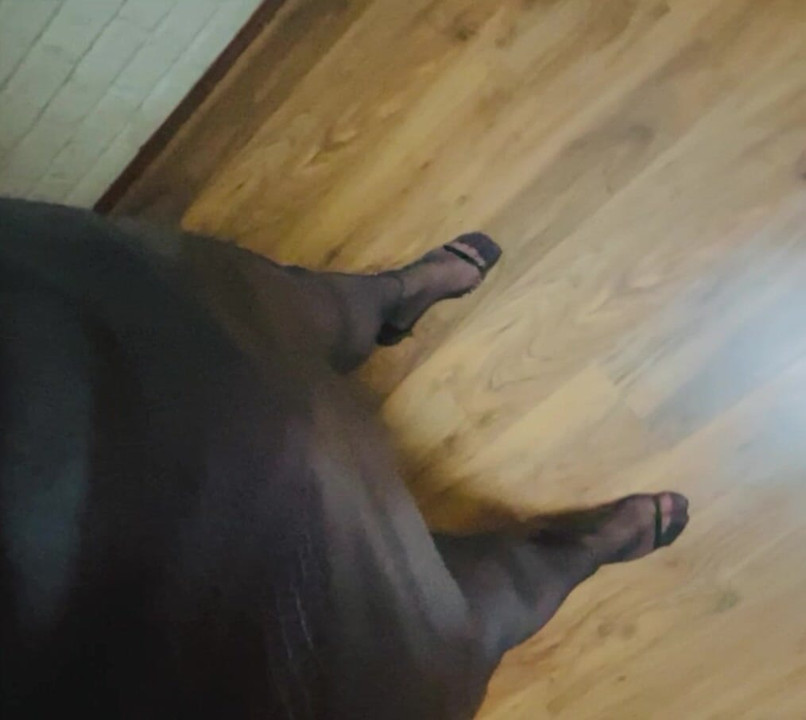 Walking in my stilettos