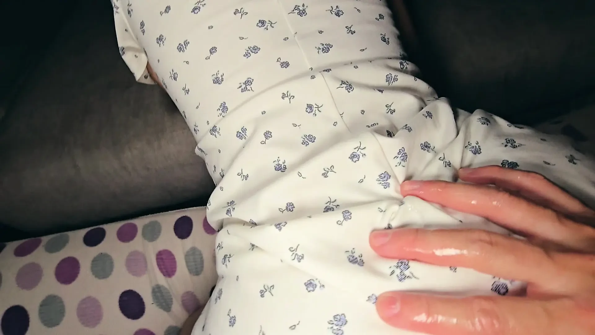 Stepsister fucked and cumshot on her beautiful feet