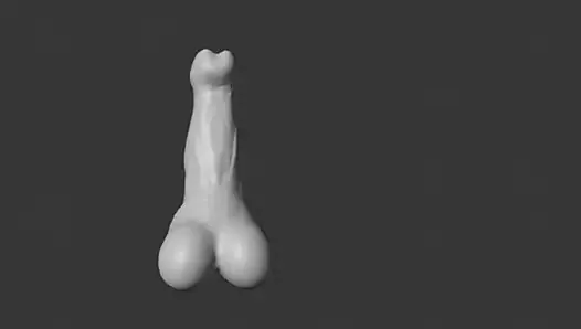 3d cock, yes, big and thick animation