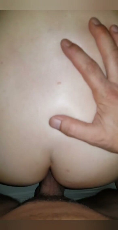 Fucking my girls ass on her period | Clip 1