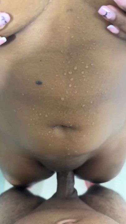 Stepbrother fucks his stepsister in the shower when they are home alone | Clip 2