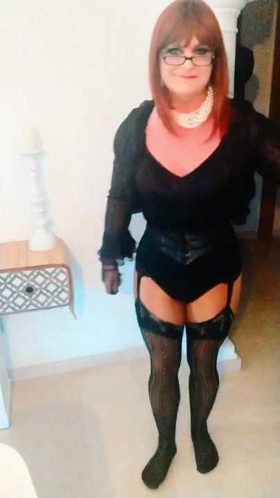 Trans lingerie and stockings