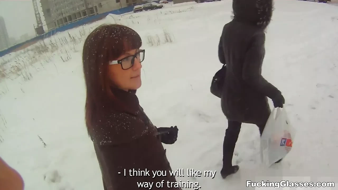 Fucking Glasses - Anal workout in a gym