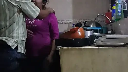 Fucking and Sucking with the Employee in the Kitchen