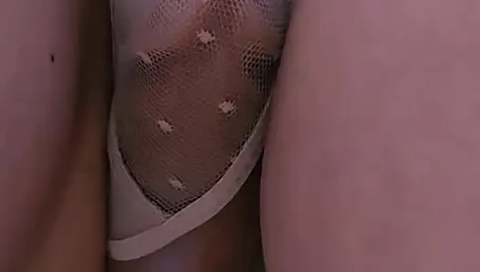 Underskirt CUM Hard Inside Her Panties On Crowded Train. Stranger's Dirty Fantasy