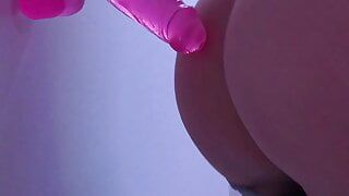 Sissy late night anal play