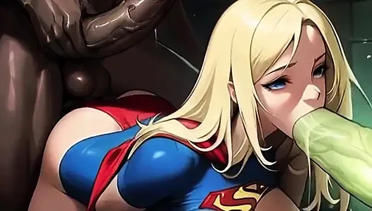 Supergirl bekommt wieder gangbang