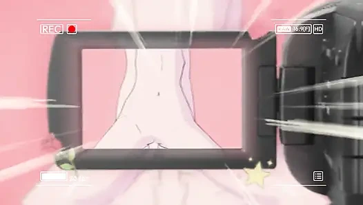 Hinata şişman bir yarağı sıvazlıyor ve amını parçalıyor