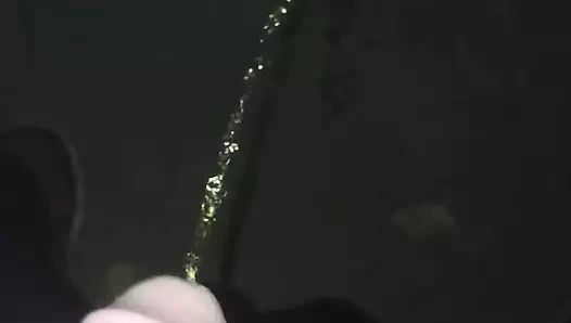 pissing dışarı yan