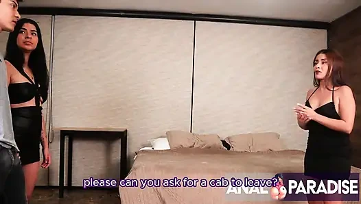 MEINE FREUNDIN HAT MICH BEIM FICKEN IHRER STIEFMUTTER ERWISCHT, DANN HAT DIE STIEFMUTTER UNS BEIDE ZU EINEM DREIER VERFÜHRT