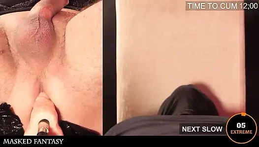 Wichs-herausforderung - 20 minuten no break black domina Edition - versuch nicht zu kommen, bis ich es dir sage