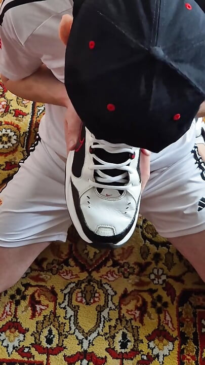 Licks Cum From Nike's Sneakers