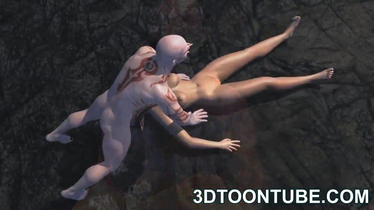 Vollbusige 3D-Füchsin lutscht und fickt