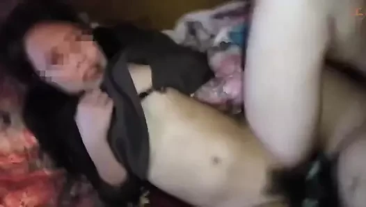 Asian double creampie