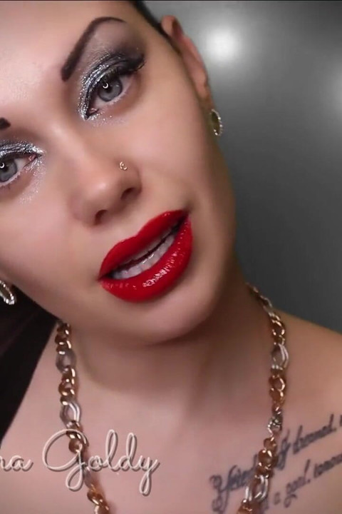 Cum on your silly face while staring at my full juice red lips! JOI