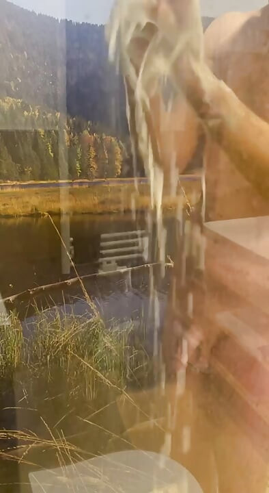 Showering with glans