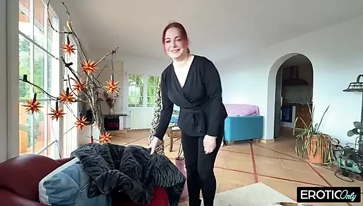 German MILF Spoils Him with Her Feet and Then Gets Fucked!