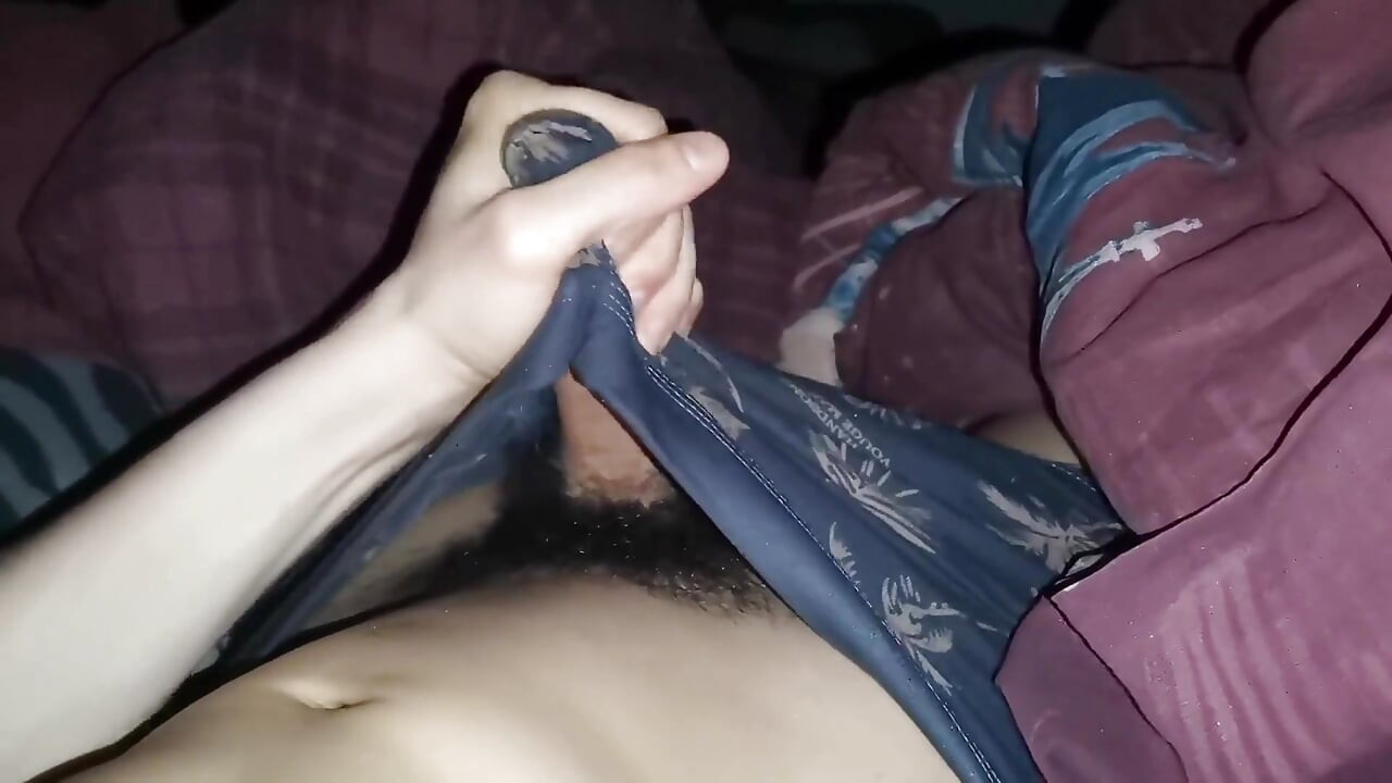 A Strong Erection at Night and a Little Masturbation!