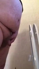 My friend Paul's lovely little willy doing a wee