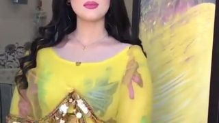 Una hermosa reina noble kurda con un vestido increíble