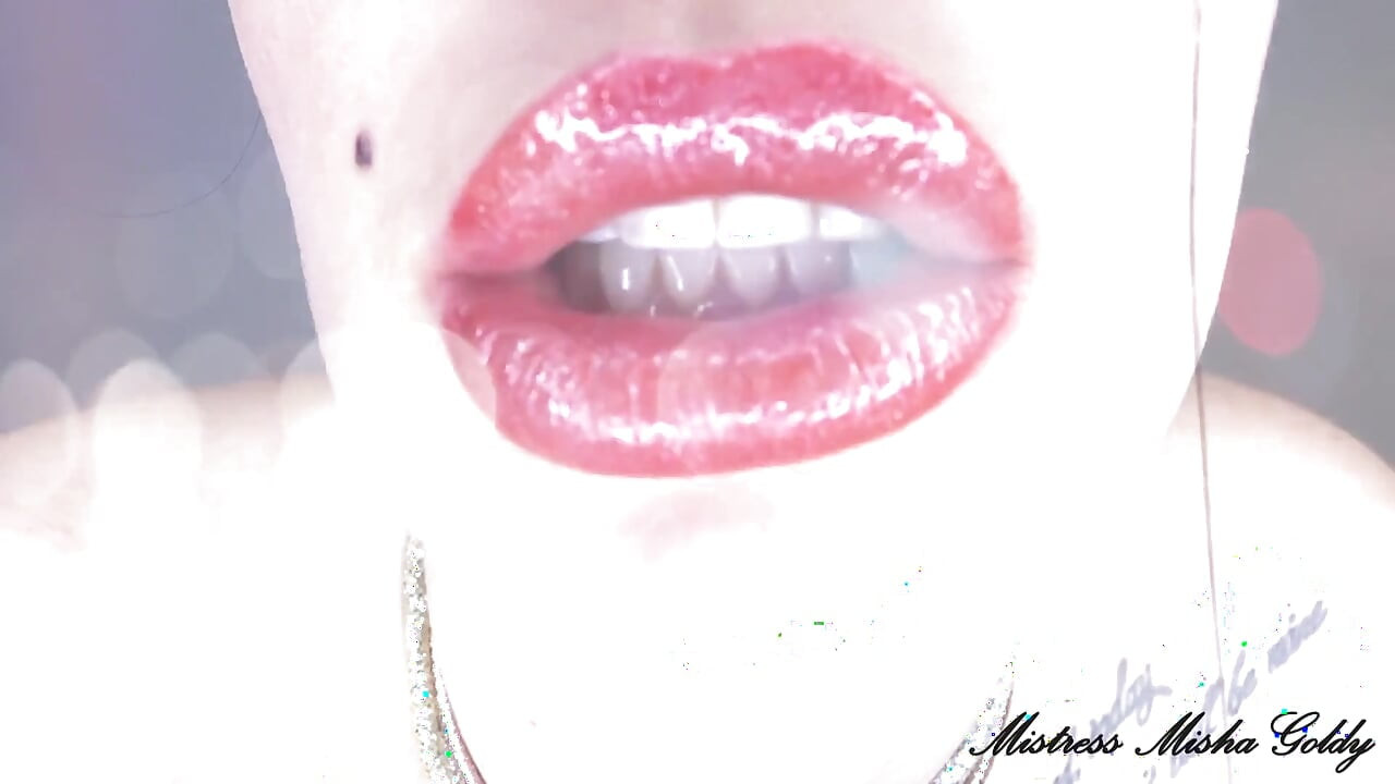 Sniff for my big red lips + cum countdown with sniff at every count