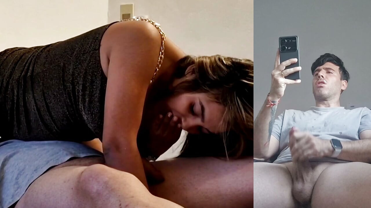 My Boyfriend Sees How I Suck Another Cock
