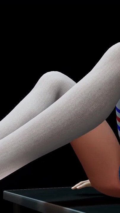 لحظة يجب مشاهدتها من "Long Socks Footjob with Gender Bender Chucky"